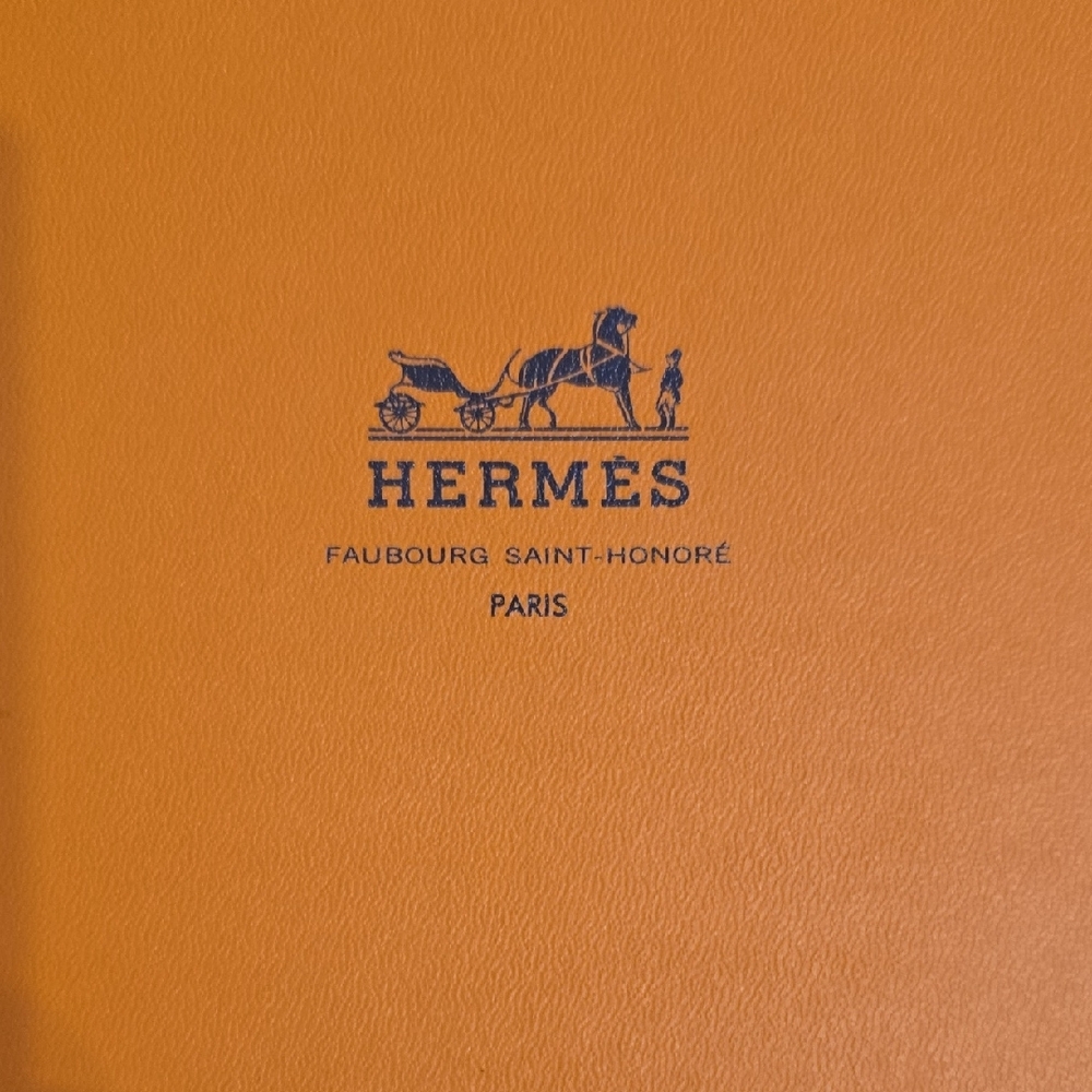 Hermes Orange Multi-Color Silk Scarf - Picture 2 of 4